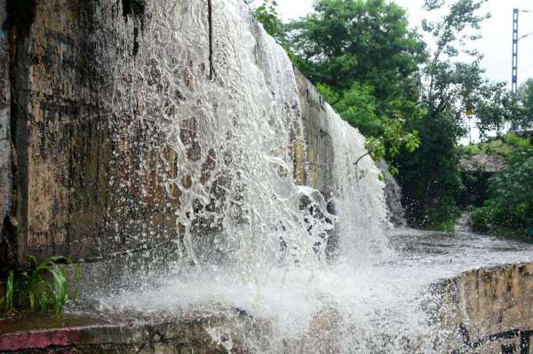 rain water logging in jaipur
