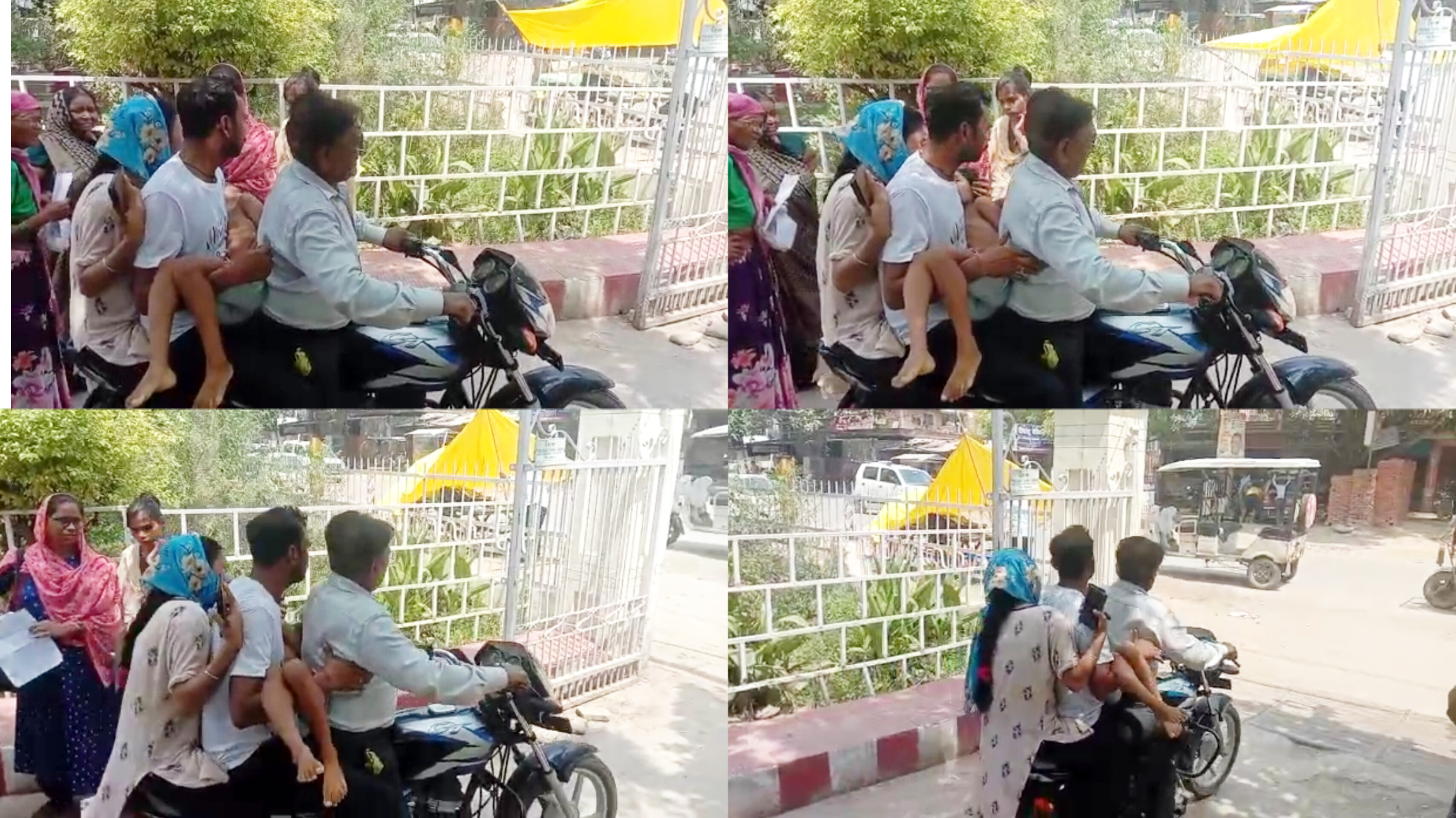 इंसानियत शर्मसार:Kanpur में परिजनों को नहीं मिली एंबुलेंस,बाइक पर ले गए बच्ची का
शव