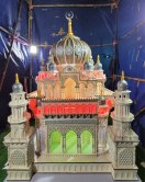 From the morning on the ninth day, there was an atmosphere of freshness, rides and votive lions throughout the night.