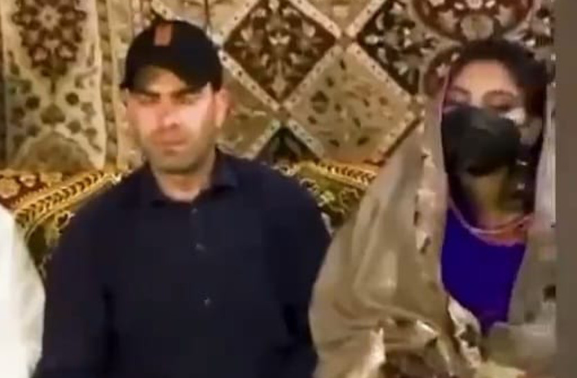 Anju Nasrullah love story New video of Anju in wedding dress