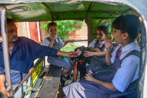 demo by bjp at statue circle 
