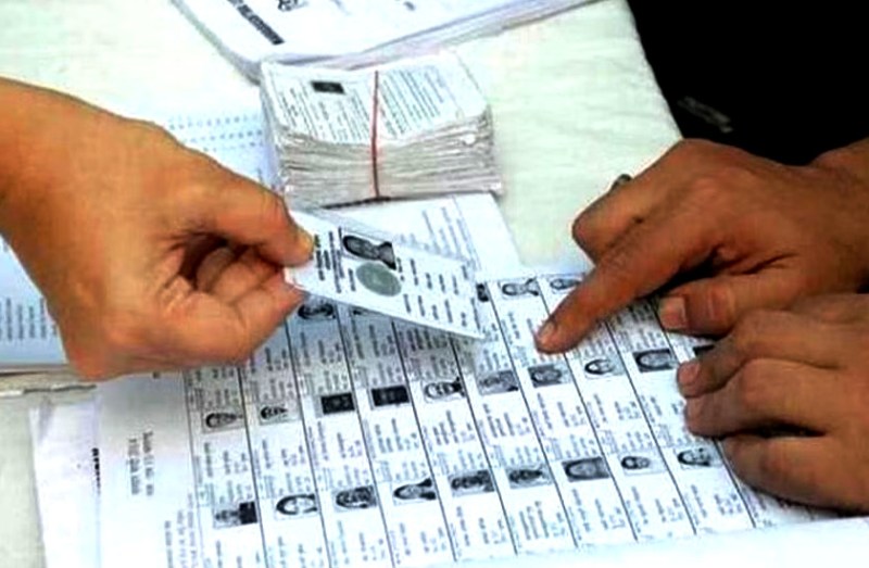 Voter ID mistake correct like this