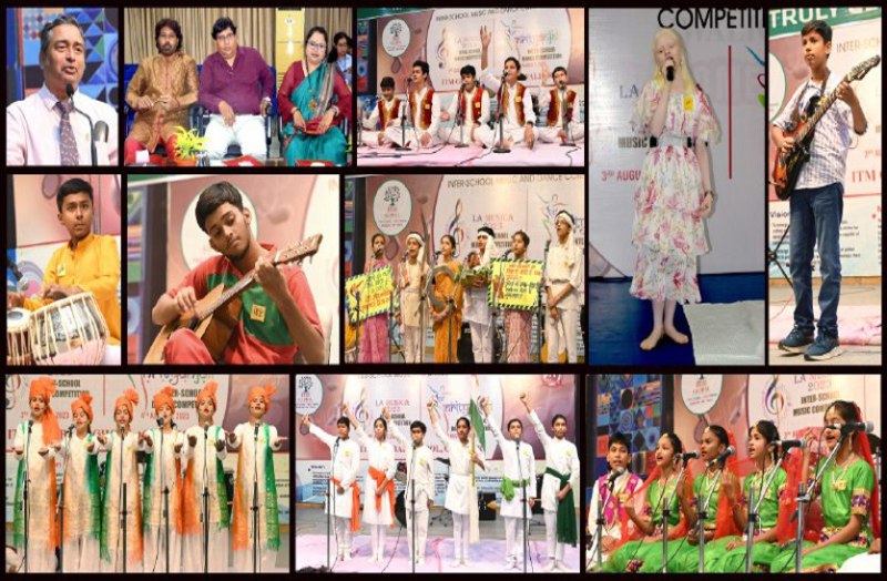 बच्चों ने गीत, गजल और भजन की प्रस्तुति देकर मोहा मन