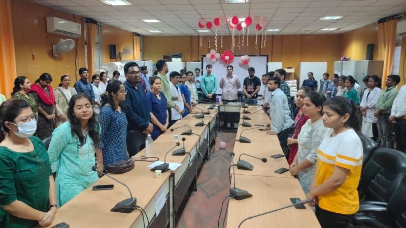 Juda strike of Medical College Rewa, senior doctors took command