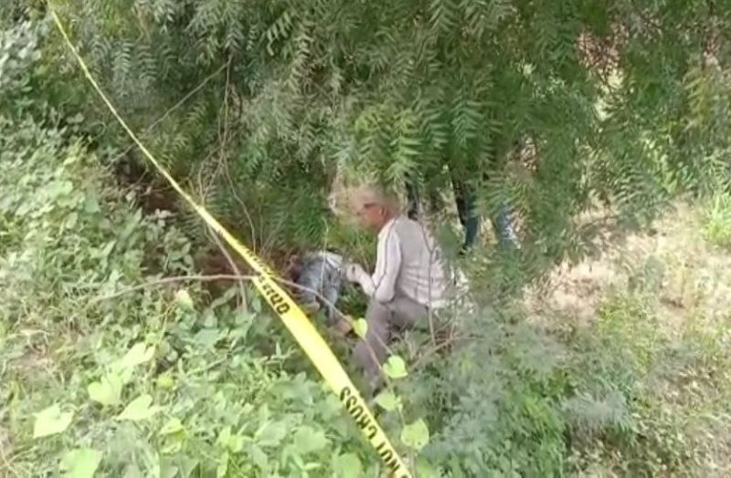 The dead body was thrown in the bushes after killing the young man.... watch video