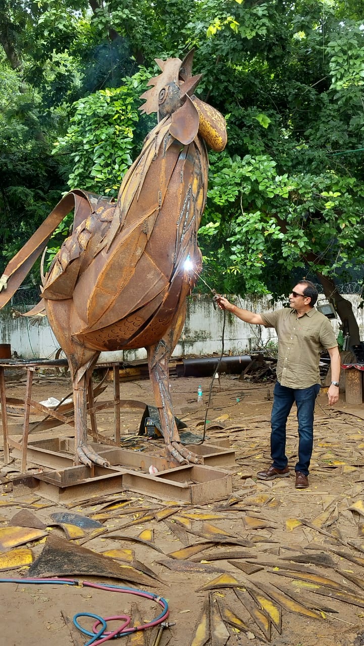 अहमदाबाद: सुभाषब्रिज चौराहे पर दहाड़ेगा 50 टन का ‘एशियाई शेर’