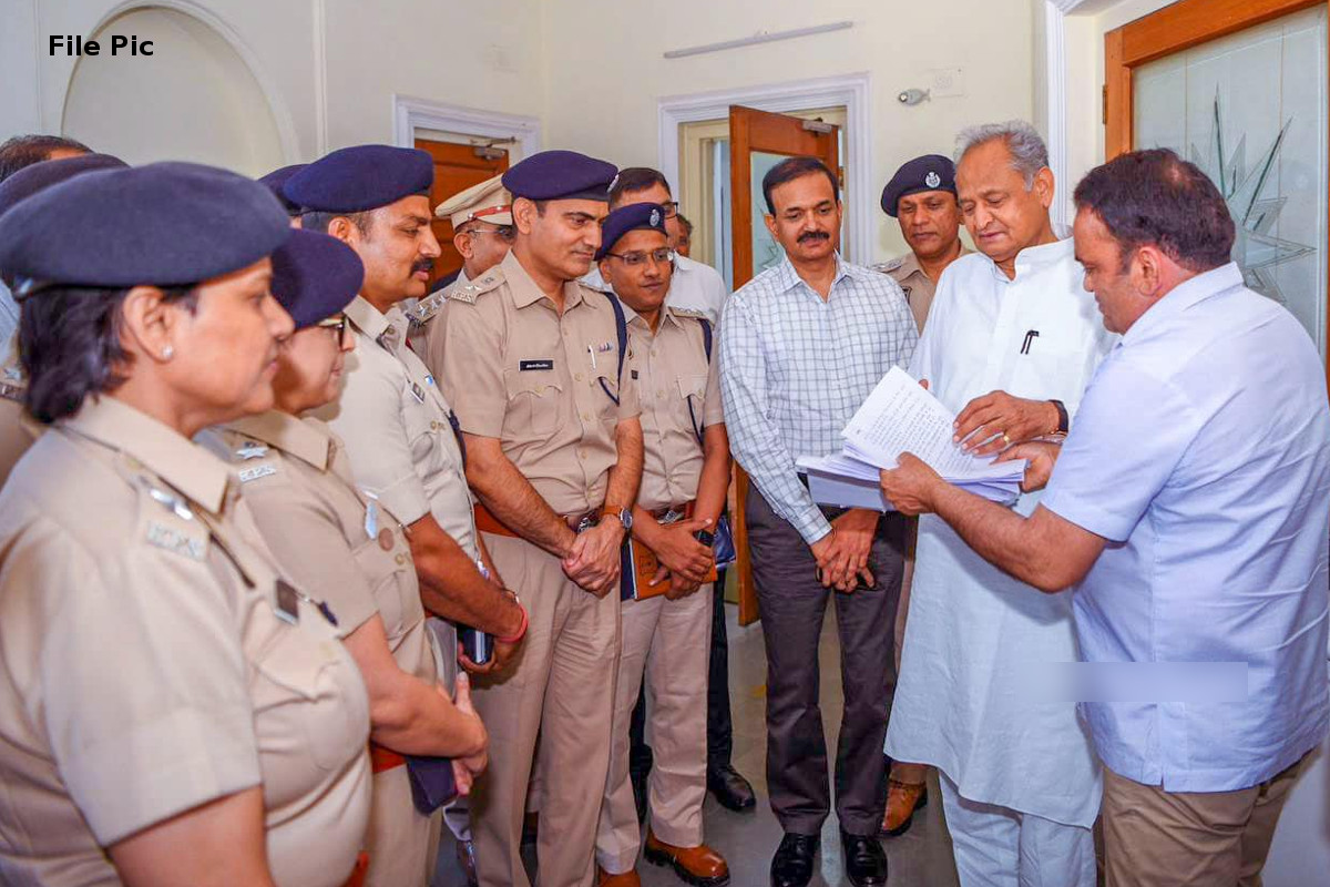 CM Ashok Gehlot High Level meeting on Rajasthan Law and Order