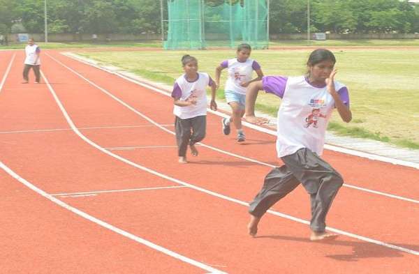 राजीव गांधी शहरी व ग्रामीण ओलंपिक खेलकूद प्रतियोगिता में दिखाया दमखम