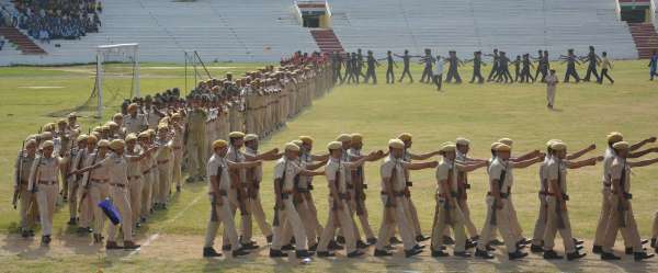 police prade reharsal