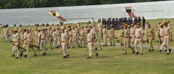 police prade reharsal