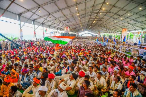 Rahul Gandhi at banswada