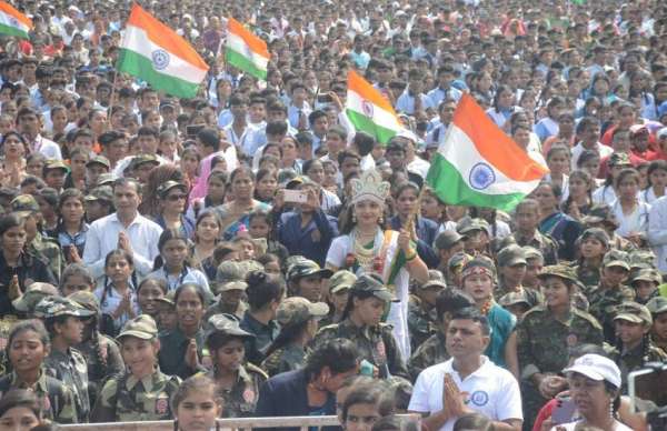 वसुधैव कुटुंबकम फाउंडेशन के संयुक्त तत्वावधान में आज 11 अगस्त शुक्रवार को वंदे मातरम एवं राजकीय गीत का वृहद आयोजन