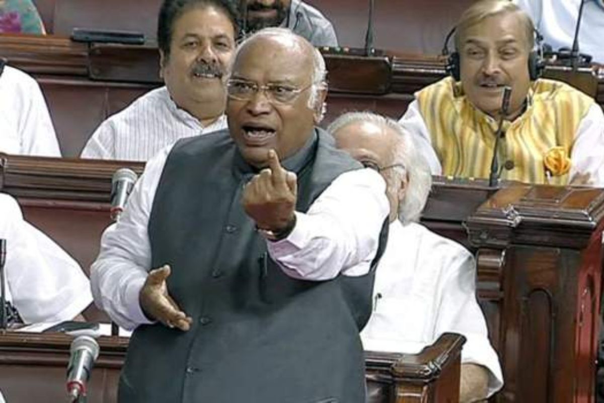 Kharge said in Rajyasabha LoP was suspended in small matter