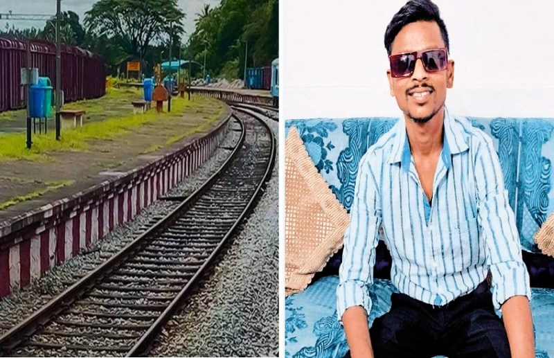Crossing the tracks with earphones, died after being hit by a train