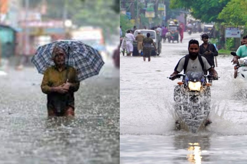 Weather Update very torrential rains 5 days with thunderstorm Dark clouds encamped forecast