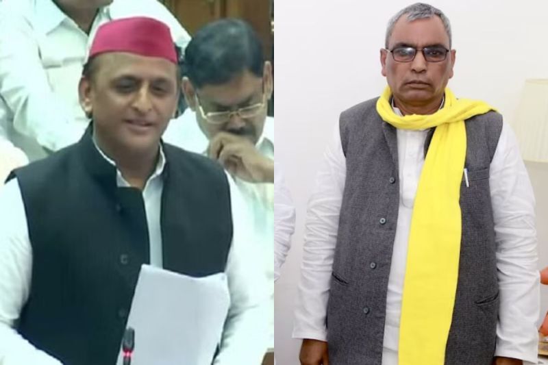 UP Vidhan Sabha akhilesh yadav and om prakash rajbhar between interesting situation