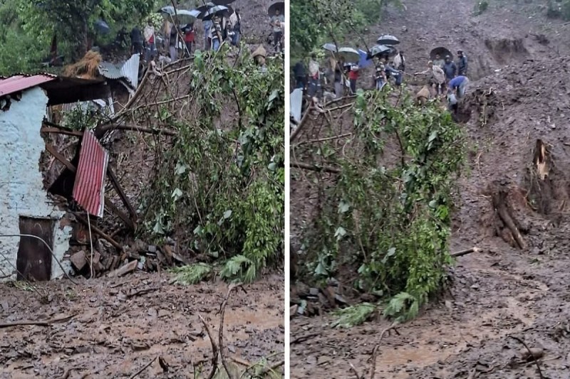 Cloud burst in Himachal Pradesh