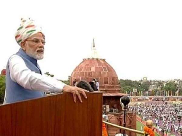    PM looked like this on the occasion of Independence Day