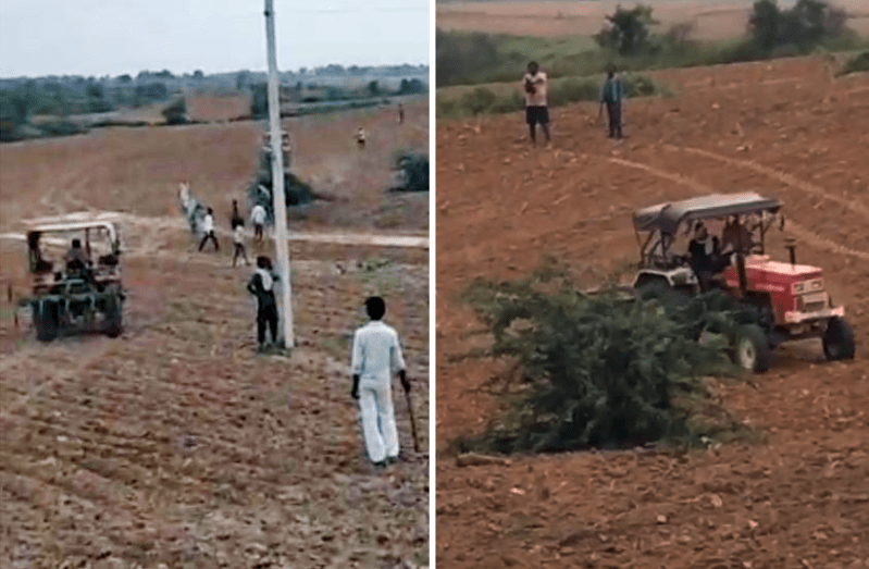 two parties clash on land dispute