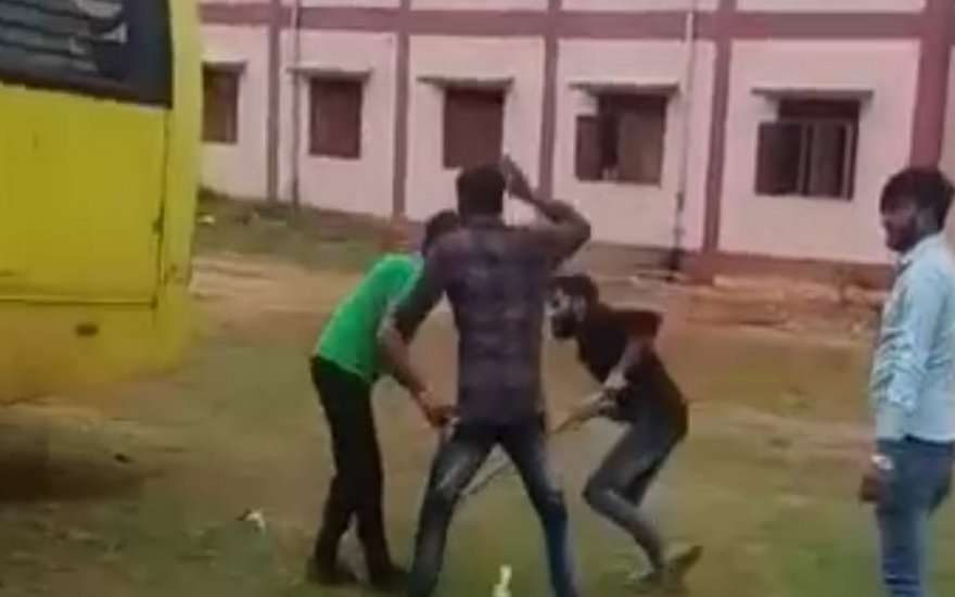 Student beaten video viral