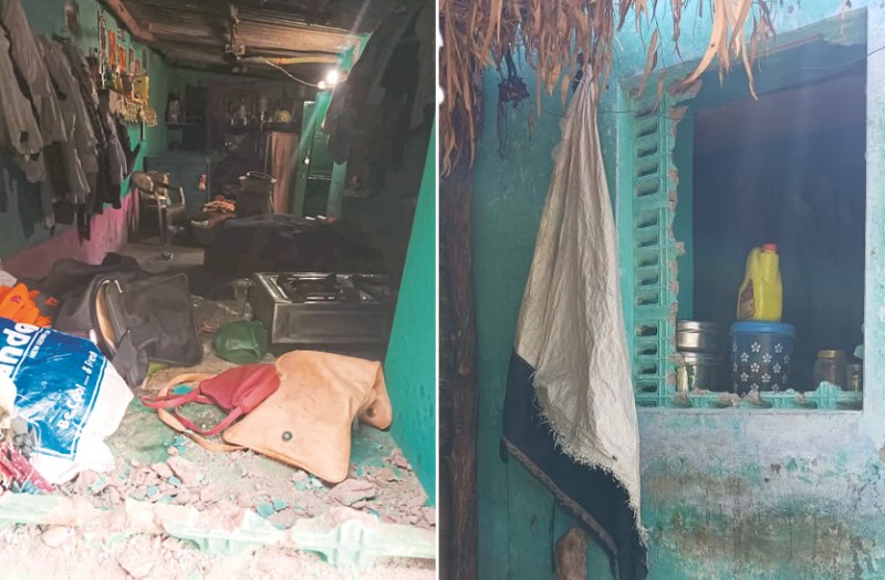 मकान से नकदी सहित तीन लाख के जेवर चोरी कर ले गए चोर