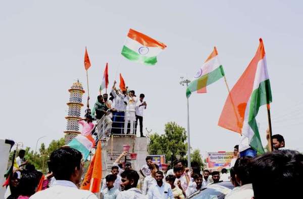 एबीवीपी ने निकाली तिरंगा रैली