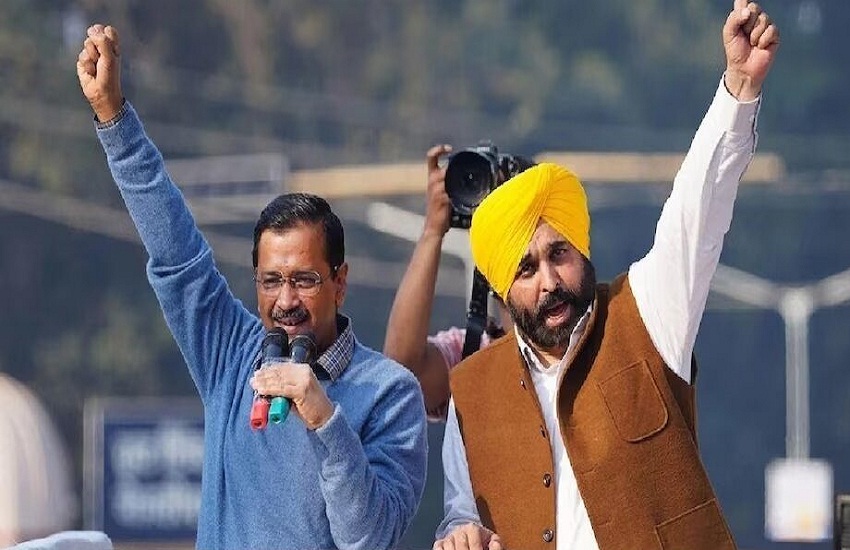 Arvind Kejriwal and Bhagwant Mann will visit Raipur today
