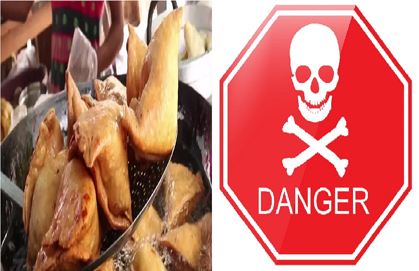 चौपाटी में आलू गुंडे, समोसे, कचौड़ियां खाने के शौक़ीन है तो रहे सावधान, स्वाद के साथ मिल रहा जहर!