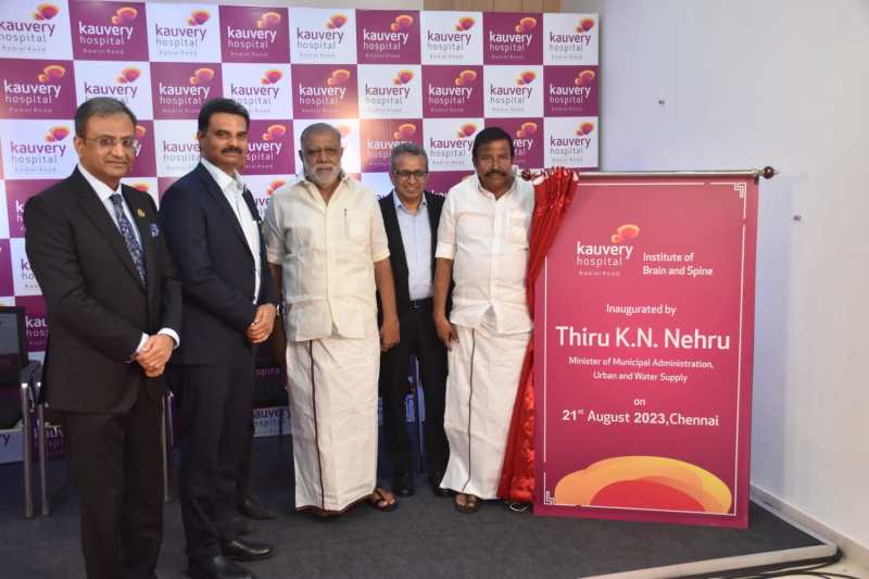 मंत्री ने इंस्टीट्यूट ऑफ ब्रेन एंड स्पाइन की शुरुआत की