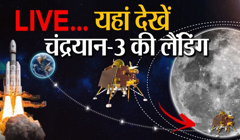 Chandrayaan-3 Mission Soft-landing LIVE