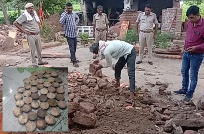 mughal period silver coins found in bayana rajasthan