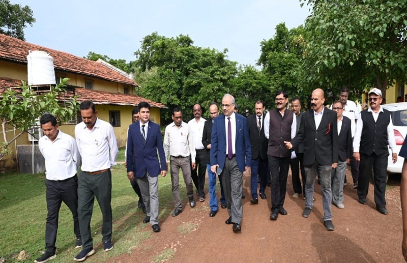 Chief Justice of CG inspected Bhatapara or Balodabazar, Raipur News