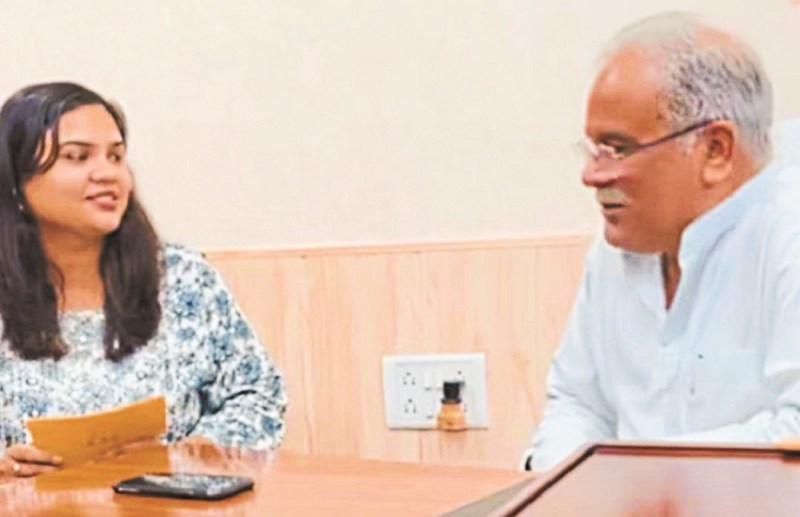 Food blogger took interview of CM Baghel in rapid fire style, asked such questions…