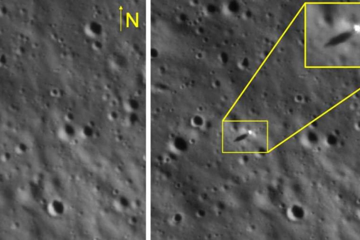 Lander Vikram sent Chandrayaan-2 orbiter picture