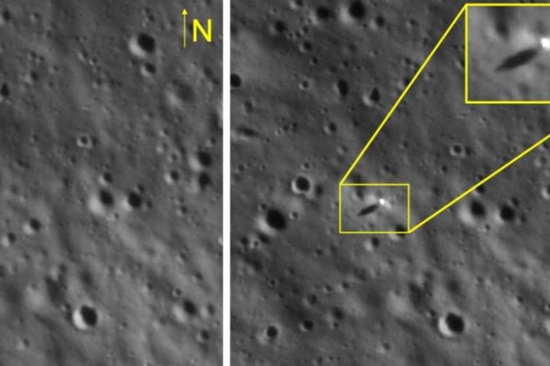 Lander Vikram sent Chandrayaan-2 orbiter picture
