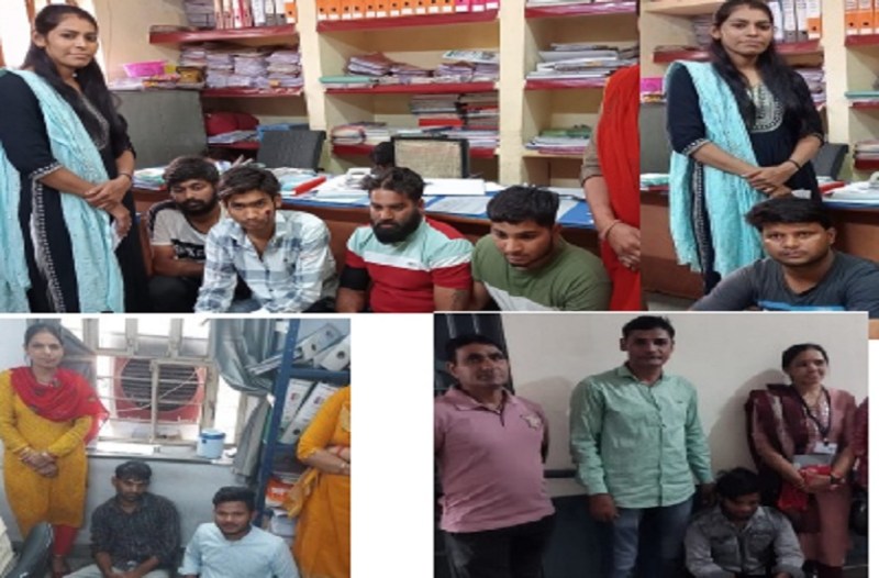 सतर्क जयपुर: सुरक्षित जयपुर अभियान के तहत 8 जने गिरफ्तार