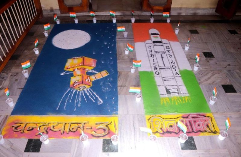 Shiva barat in Ajmer, Chandryan-3 tableau in Temple