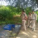 प्रकाश नगर कंजर डेरा पर पुलिस की दबिश