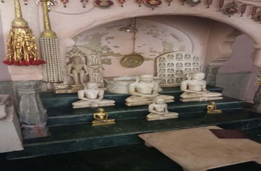 जैन मंदिर से 1200 साल पुरानी बेशकीमती नीलम की मूर्ति चोरी