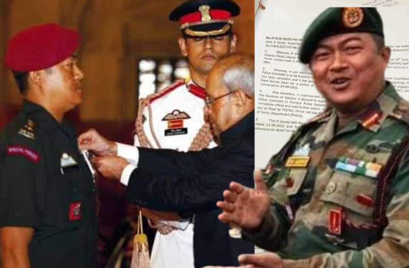 Manipur News Colonel Nectar Sanjenbam Appointed SSP Of Manipur Has Led Surgical Strike
