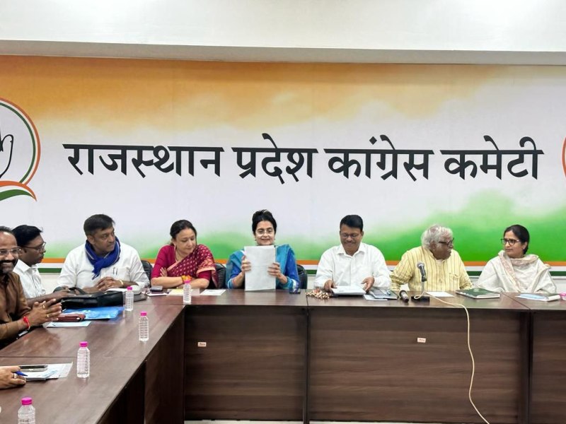 राजस्थान के लोकसभा पर्यवेक्षकों से फीडबैक, रणनीति पर कांग्रेस का मंथन