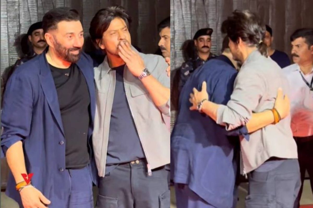 Shahrukh Khan Gauri Khan arrives at Sunny Deol party to celebrate Gadar 2