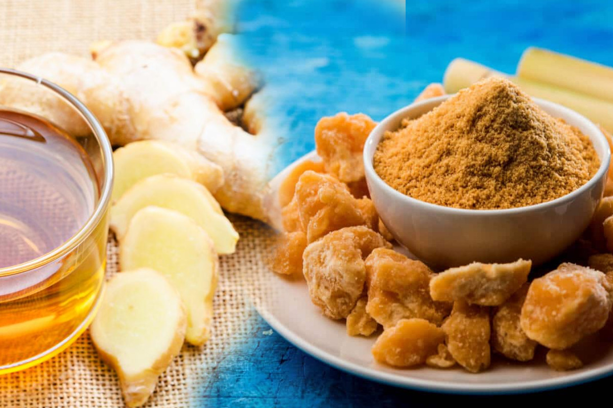 Benefits of jaggery and ginger 