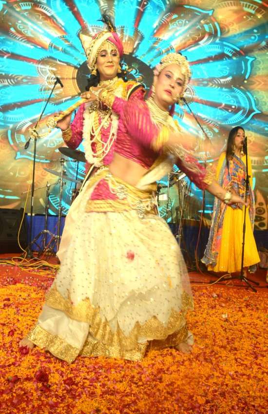 इस्कॉन मंदिर में छलका उत्साह