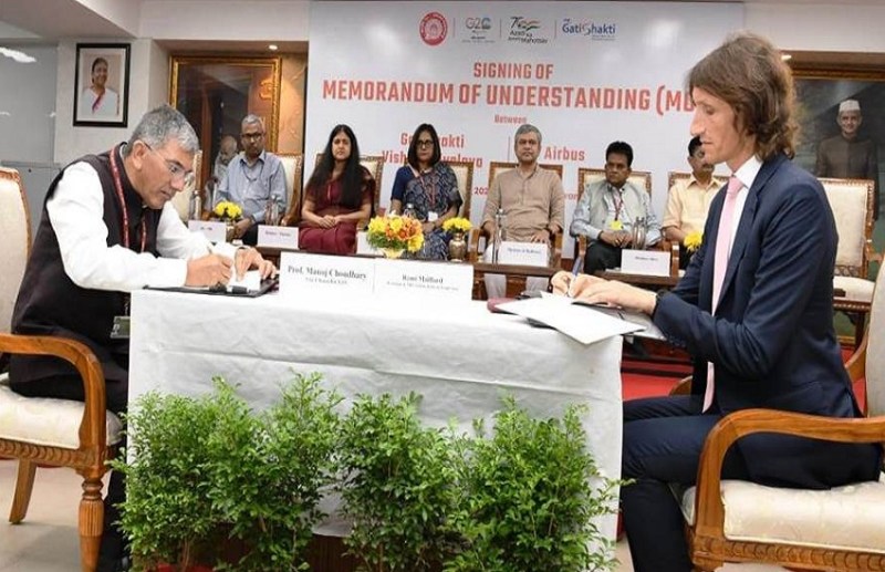 Gujarat: एयरोस्पेस में शिक्षा, शोध को गति शक्ति विश्वविद्यालय ने एयरबस से मिलाया हाथ