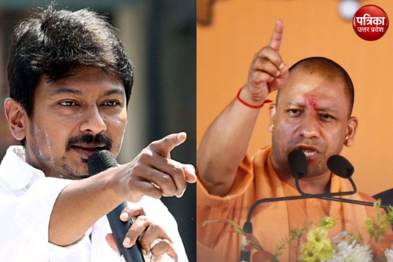 CM Yogi Adityanath entry in sanatan dharma controversy udhayanidhi