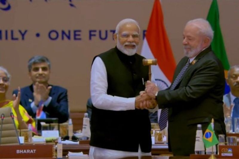 PM Modi hand over G20 Presidency to Brazil