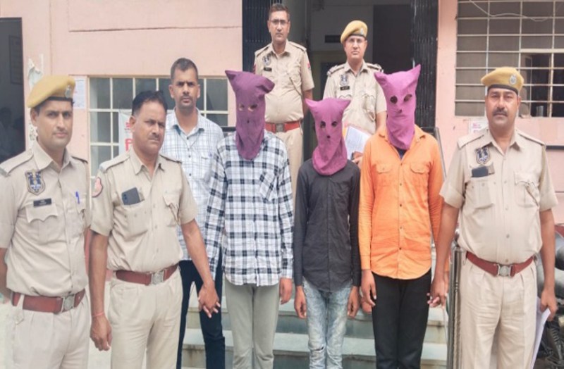 Three criminals who kidnapped and robbed arrested in jaipur