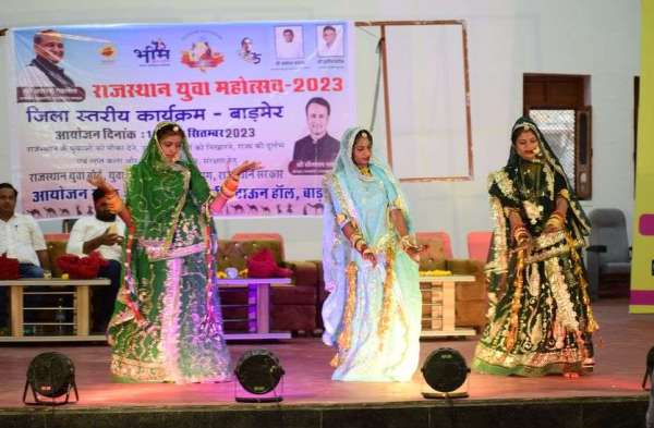 राजस्थान युवा महोत्सव में उमरी प्रतिभाएं