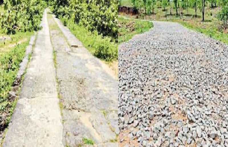 70 साल पुरानी सड़क जस की तस, नई बनते ही लगती है उखाड़ने